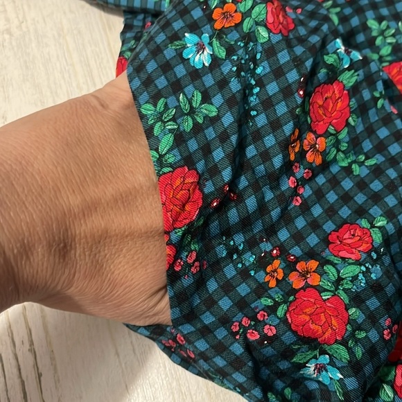 Matilda Jane Fa La La Floral Gingham Dress NWT Small - Picture 3 of 10